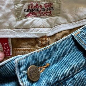 Vintage Chemin De Fer Corduroy Flare Size 27
